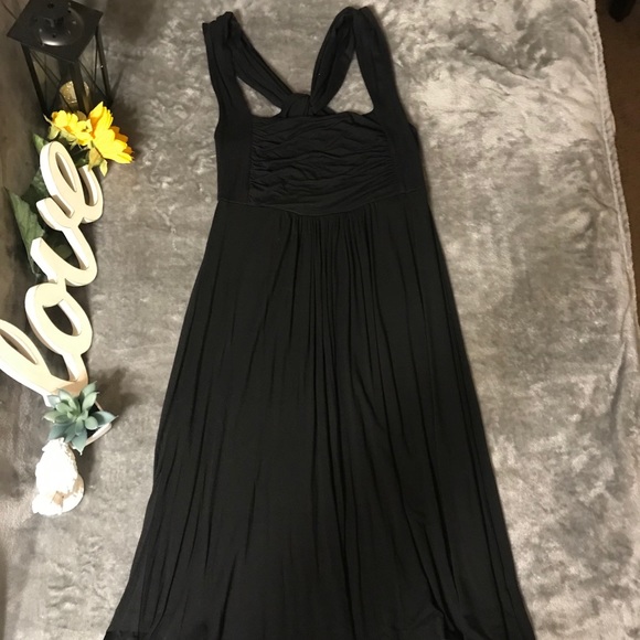 SALE! 🖤Simple Cotton Black Sundress🖤 - Picture 1 of 4